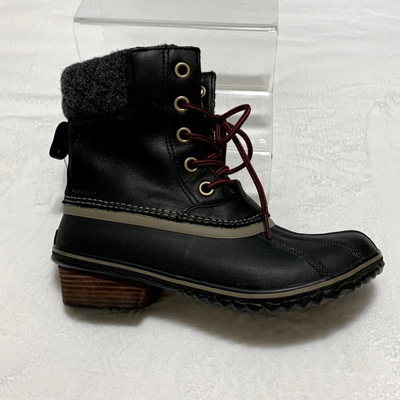 Sorel Slimpack ll Lace Up Boot 9.5 black - Picture 2 of 11